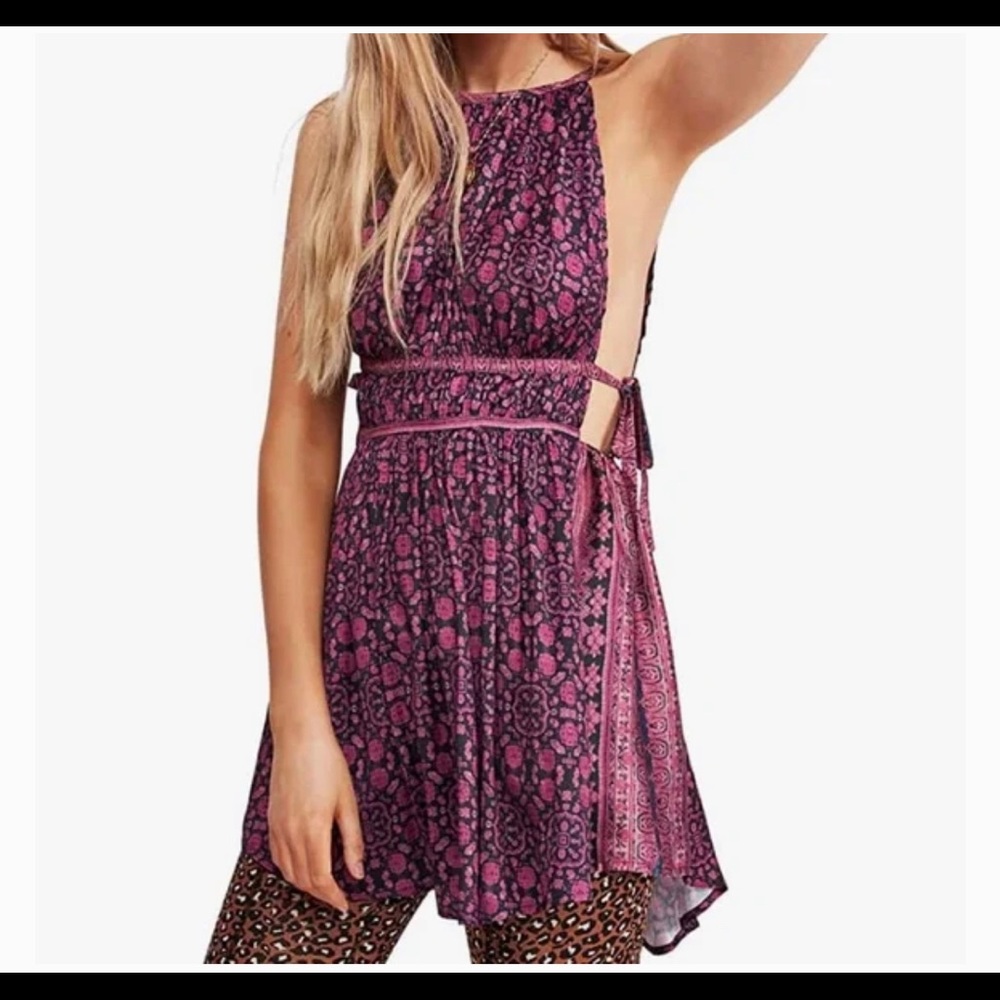 NWT Purple & Black Mini Dress